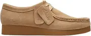 [Clarks] Women's Wallabee Evo Suede Black Shoes EU