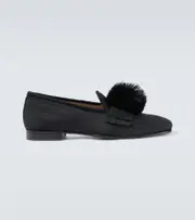 [Valentino Garavani] Valentino Garavani Bowow grosgrain loafers AU 7 black