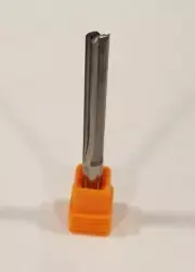 2 Flute straight CNC wood bit great for plywood and mdf