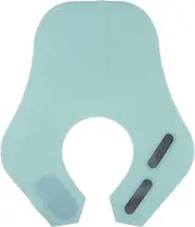 OSOLADY 1Pc Silicone Haircut Cape for Adults Durable Hair Stylist Gown Apron Easy to Clean Barber Accessories Lake Blue