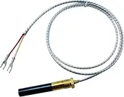 MENI Gas Propane Natural Gas Fireplace Fryer Replacement Pilot Burner and Thermopile Replacement (Thermopile 36")