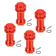 Hex Hub Adapter Extension Conversion17mm to 30mm for 1/8 RC Car(Red)