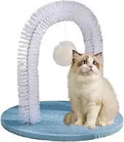 Cat Groomer | Cat Arch Groomer Scratching Massager Board,Arch Shedding Hair Remover Scratching Pad Grooming Rubbing Post for Head Home Living Room