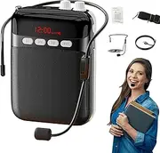 Wired Audio Speaker - Lightweight Sound System, Wireless Speaker | Clip On Audio Box, Portable Talk Enhancer, Perfect Wearable Unit to Project Clear Voice in Classrooms Tour Guiding Open Air