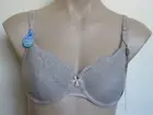 Berlei Ladies Mayfair Lace Underwire Bra sizes 12C 12D 14C 18DD Colour Grey