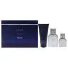 Atlas by Tumi for Men - 3 Pc Gift Set 3.4oz EDP Spray, 1oz EDP Spray, 6.7oz B...