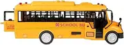 ifundom Educational Pull Back Bus for Simulated School Bus Model Movable Car Present for Learning About Vehicles and Decorative Play