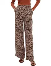 Saba women,s silk palazzo pants partly lined size 12 M new with tags