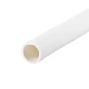 PVC Pipe 16mm ID x 20mm OD 0.5m Rigid Water Pipe Drain Pipe White