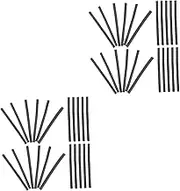 TEHAUX 2sets Professional Compressed Willow Charcoal Sticks for Shading Sketching Artist Hobbyist Pencils 20pcs*2