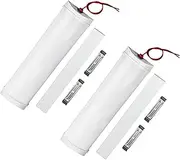 2PCS DC 12V 72 LED Strips 10W Low Power Consumption Car Interior Light for Truck Cargo Camper Van RV Boat Trailer