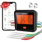 IDT-34C-B Bluetooth Meat Thermometer 4 Probes LCD App Control BBQGrillTimerAlarm
