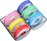 KICHOUSE 6Pcs Fishing Line Winder Tool Fishing String Reels for Management Lightweight and Durable Fishing Accessory for Freshwater and Saltwater Use