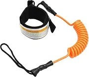 Generic Coil Leash Paddleboard | Sups Ankle Coil Leash | Paddle Board Coiled Leash | Surfboard Leash String | Adjustable TPU Bodyboard Wrist Coil Leash for Surfboard Canoe Boat