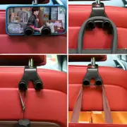 2pcs Car Seat Back Hooks Hanger Interior Accessories Bag Holder Hook for Audi (for: Audi)