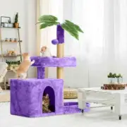 Cat Tree Cat Tower Cat Condo Cozy Plush Cat House with Hang Ball