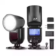 NEEWER Z1-S TTL Round Head Flash Speedlite for Sony DSLR Cameras 2.4G LED