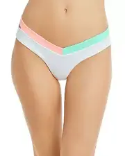 Peixoto STRAWBERRY MINT SWIRL Jolie Bikini Swim Bottom, US Medium