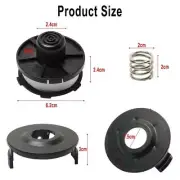 Grass Trimmer Head With Compression Spring Spool Cover For Grass Trimmer