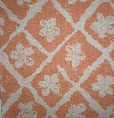 ZIMMER + ROHDE Pomeroy orange linen poly Belgium New Remnant