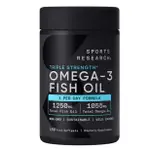 新開幕拚了🐶2027/03🌴美國好市多SPORTS RESEARCH三倍OMEGA3魚油R-TG 1250MG 150顆