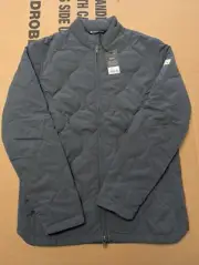 NWT MEN'S TRAVIS MATHEW COME WHAT MAY JACKET, SIZE: S, COLOR: EBONY (M23)