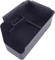GUERBEIS Car Front Center Console Armrest Storage Box,Fit For Kia, EV6 2022 Organizer Tray Black Vehicle Console storage box unit