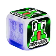 Unspeakable Led Digital Alarm Clock 7 Colorful Light Bedroom Decor With Time, Temperature, Alarm, Date For Kids Gifts 2