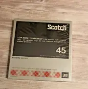 NEW Scotch Magnetic Recording Tape 212 Low Noise 45 Minutes 7” SEALED