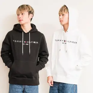 【Tommy Hilfiger】男版 刺繡EST.1985 半拉鍊 衛衣 帽T 薄刷毛 長袖 穿搭 美國(秋冬新品)