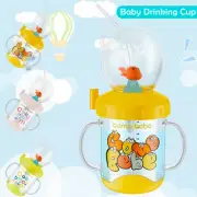 Baby Drinking Cup with Straw Cute Whale Squirt Water Cup 220ML Portable LVI