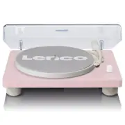 Lenco LS-50 Turntable with Built-In Speakers & USB Encoding