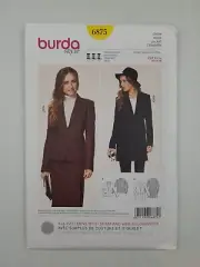 Burda Sewing Pattern 6875 Women's Jacket Pattern Size US 8-18 EUR 34-44 NEW