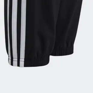 【adidas 愛迪達】長褲 大童 男童 女童 運動褲 亞規 U 3S WOVEN PANT 黑 HR6334