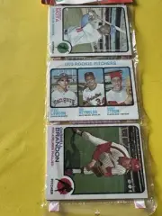 1973 TOPPS BB Holiday 12 Card Rack MANNY MOTA 1973 ROOKIE PITCHERS EX+