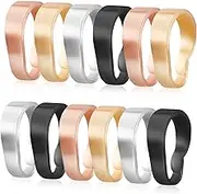 ULDIGI 40 Pcs Necklace Pendant Clasp Black for Jewelry Making Snap Bail Small Gold Charms Chains Pinch for Pendants Jewelry Making Kit Charm Holder for Bracelet Crimps Copper