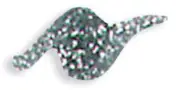 Scribbles 3D Fabric Paint 1oz Glittering - Silver