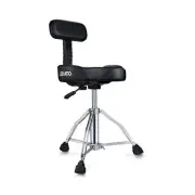 LEKATO Drum Throne with Backrest, Height Adjustable Hydraulic Drum Chair Heav...
