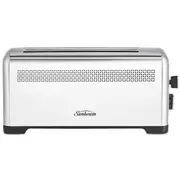 Sunbeam Long Slot 4-Slice Toaster - Stainless Steel