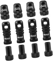 12 Pieces Bike Tire Valve Presta Valve Aluminum Alloy Tire Caps Valve Stem Caps for Camping