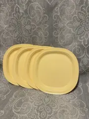 Tupperware Microwave DESSERT Plates Set of 4 (7.5 Inches)