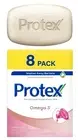 (8 Bars 3.7 oz.) PROTEX OMEGA 3 CLEANING ANTIBACTERIAL SOAP BAR JABON Family PK