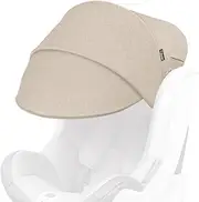 Manito Sun Shade Extender/Auxiliary Canopy for Car Seat (Beige)
