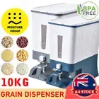 Auto Grain Case Cereal Dispenser Storage Box Kitchen Food Rice Container Cup AUS