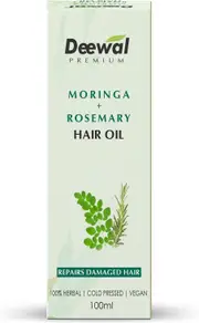 Deewal Moringa+Rosemary Hair Oil (Cold Pressed)(100% Herbal)(100ml)
