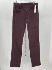 Joe's Mens The Brixton Straight Narrow Jeans 33 Maroon Stretch 45GX1MWC8225
