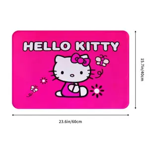 新款 Hello Kitty (2) 浴室法蘭絨地墊 廁所衛生間防滑腳墊 茶几門口吸水地墊 速乾進門地毯 客廳沙發臥室洗