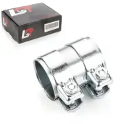 Pipe Coupling Double Clamp Exhaust System Ø 65 X 90 MM for Peugeot 508 2.2 HDI (for: Peugeot)