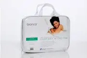 Bianca Comfort In Cotton Quilted Pillow Protector 230gsm Bedding White