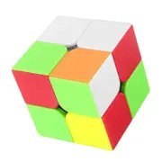 2 Pcs Amazing Cube 2X2 Magic Cube Anti Stress Adults Kids Puzzle Toy Vivid Square Science Education Toy Gift